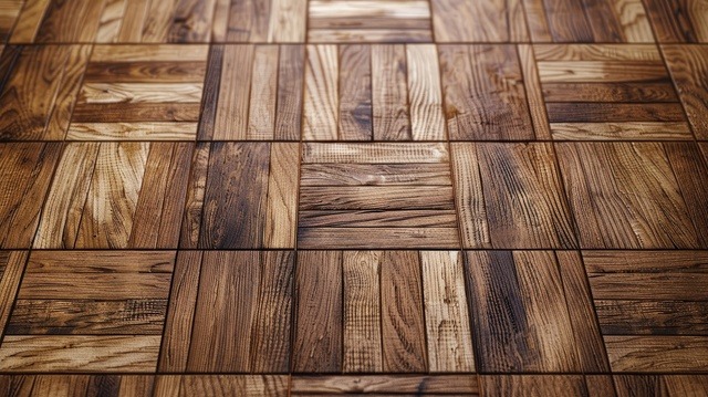 Create Warmth With A Wood Tile Flooring Illustration For A Backg